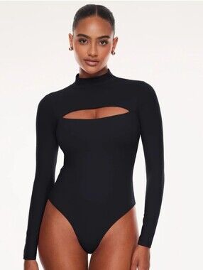 Cut Out Long Sleeve Bodysuit.